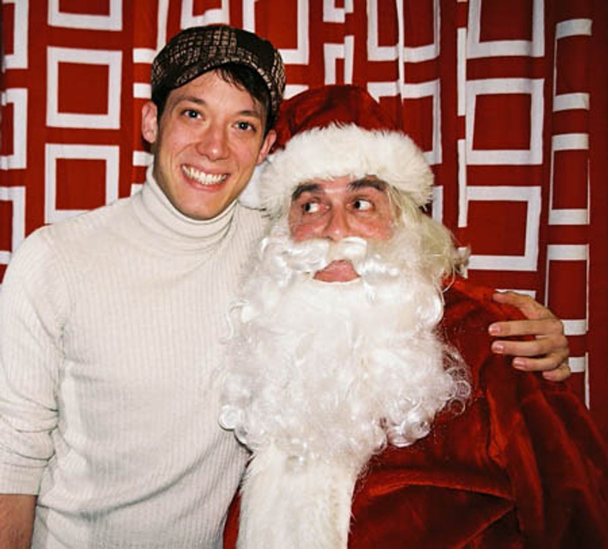 John Tartaglia and Santa (Bill Weeden) at 