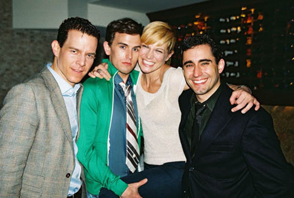 Christian Hoff, Daniel Reichard, Felicia Finley and John Lloyd Young at 