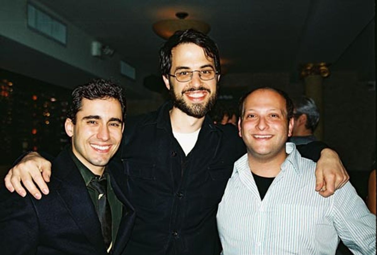 John Lloyd Young, Ben Toth and Isaac Hurwitz (NYMF) at 