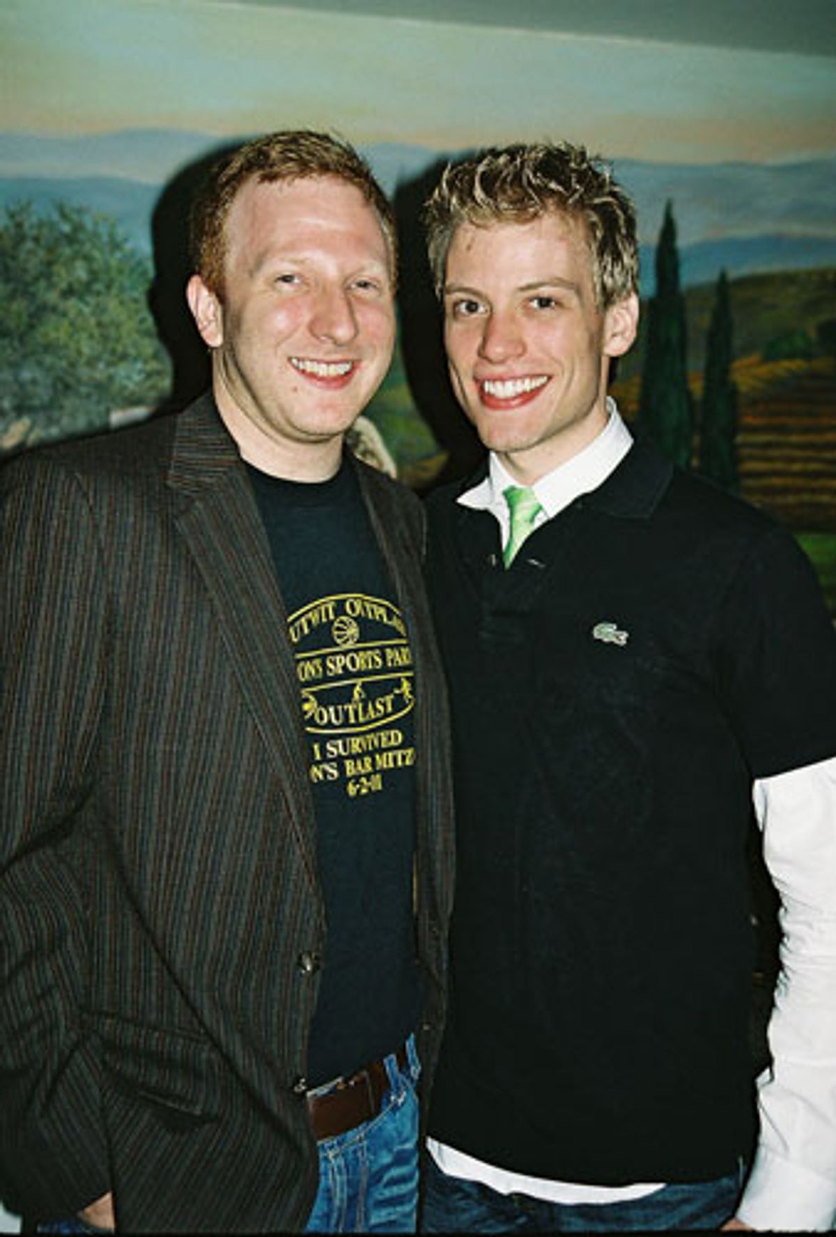 Hunter Bell (Title of Show) and Barrett Foa at 