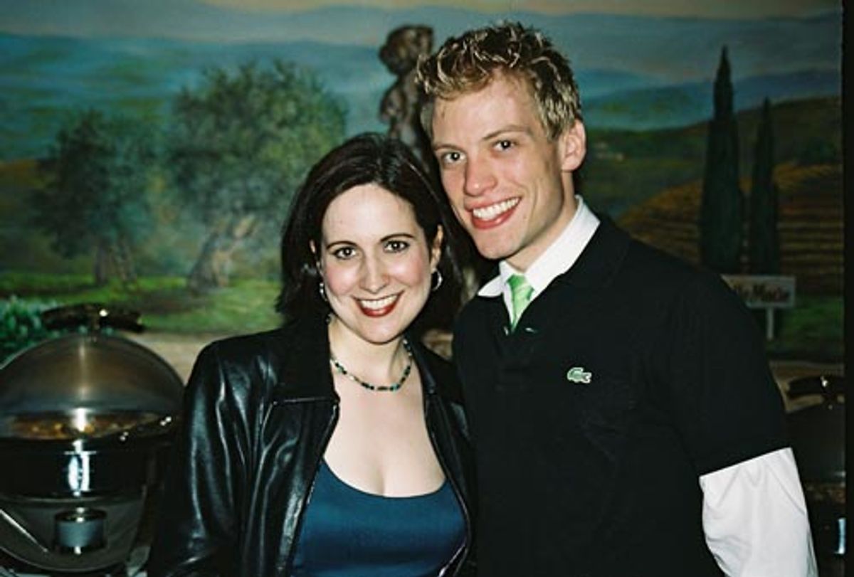 Stephanie D'Abruzzo and Barrett Foa at 