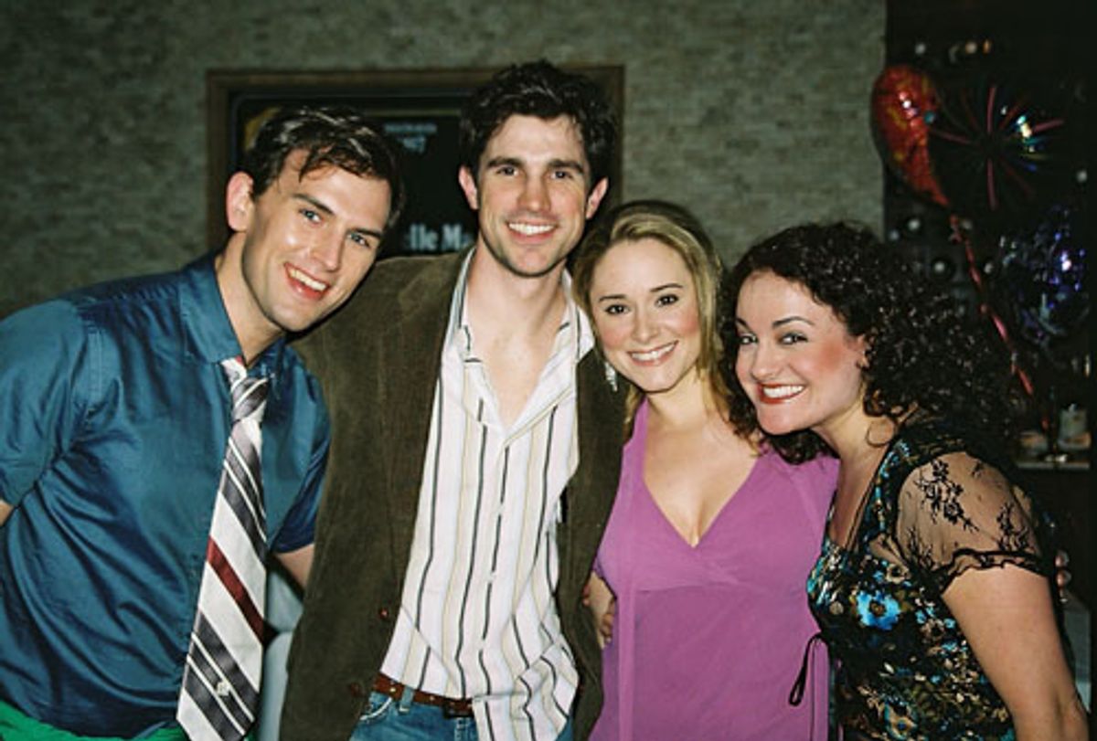 Daniel Reichard, Matt Cavenaugh, Tina Maddigan and Christina Sivrich (The Wedding Singer)  at 