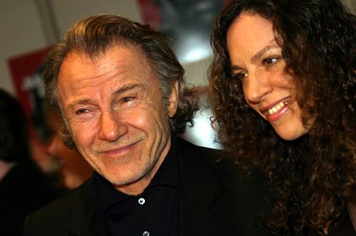 
Harvey Keitel and wife Daphna  at 