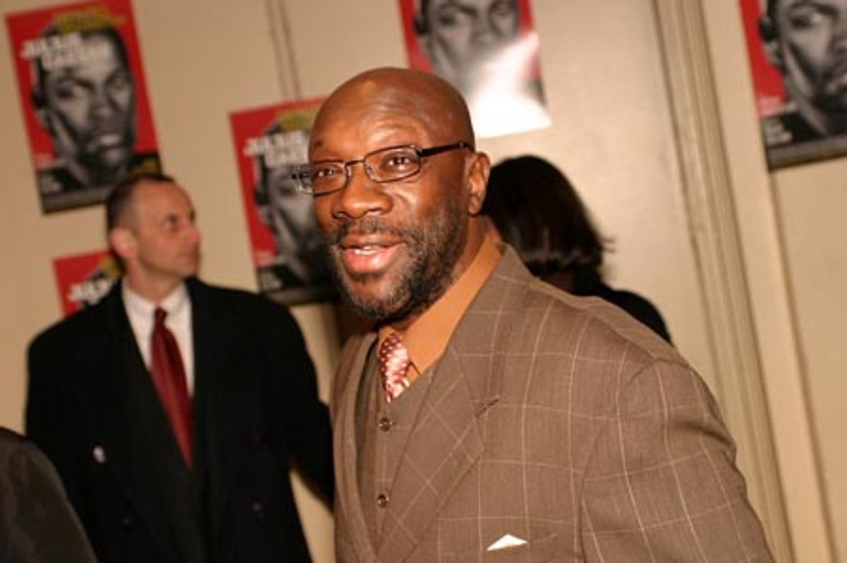Isaac Hayes at Julius Caesar Opening Night Arrivals