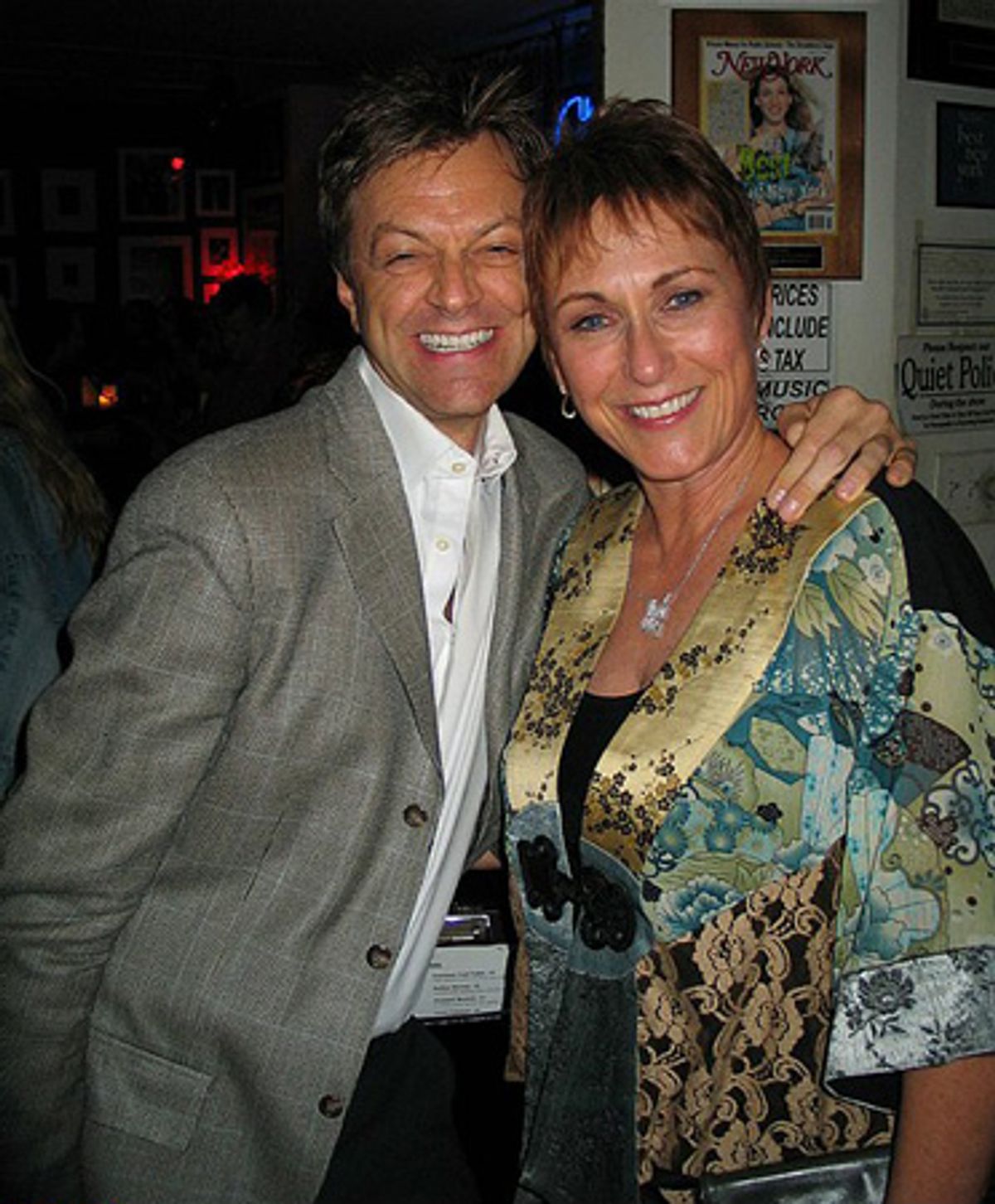 Jim Caruso and Amanda McBroom at 