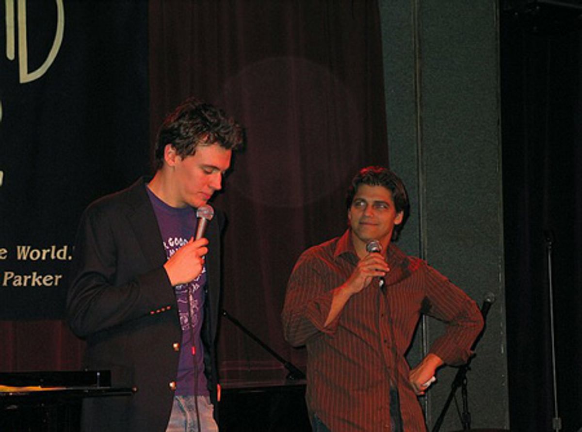 Erich Bergen and Deven May (THE BALLAD OF BONNIE & CLYDE) at 