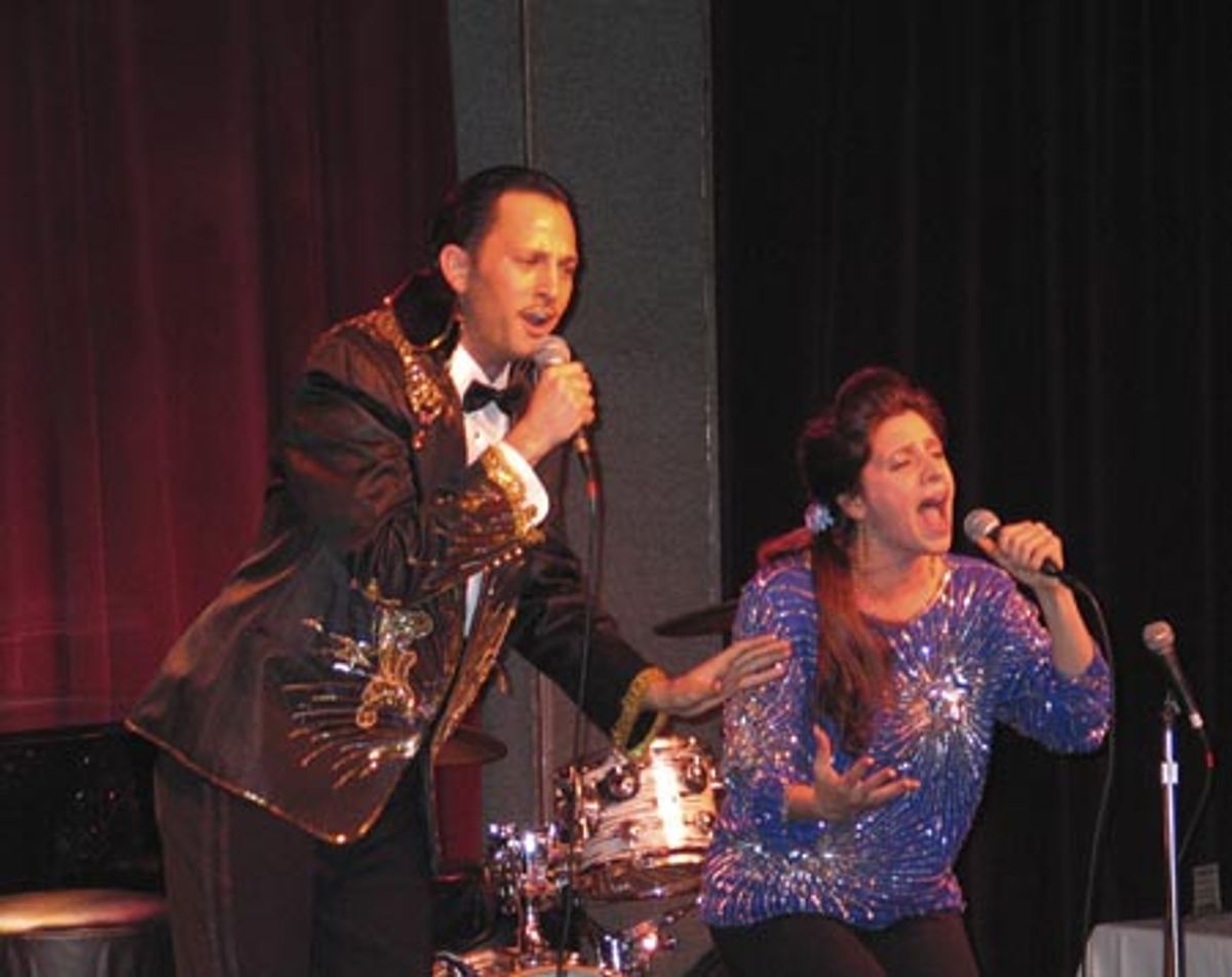 Trent and Trudy Lee from 'A Touch of Vegas' at Jim Caruso's Cast Party