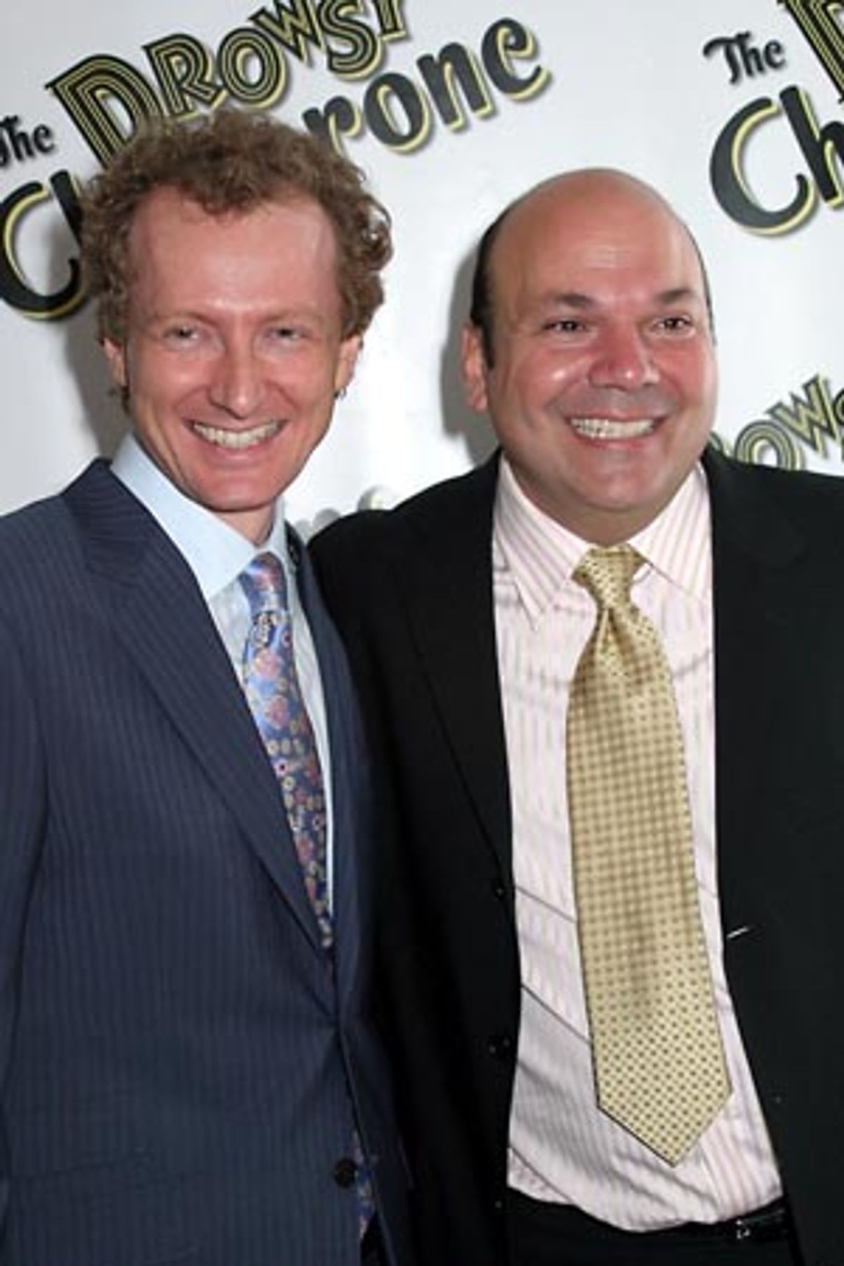 Bob Martin and Casey Nicholaw at 