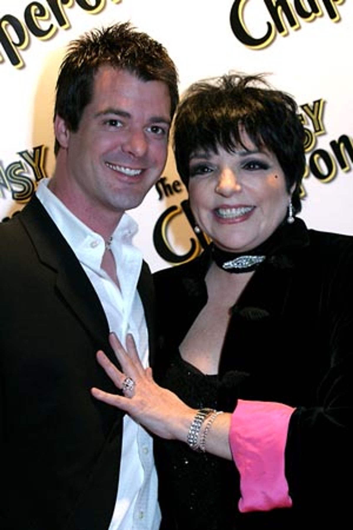 Jason Drew and Liza Minnelli at 