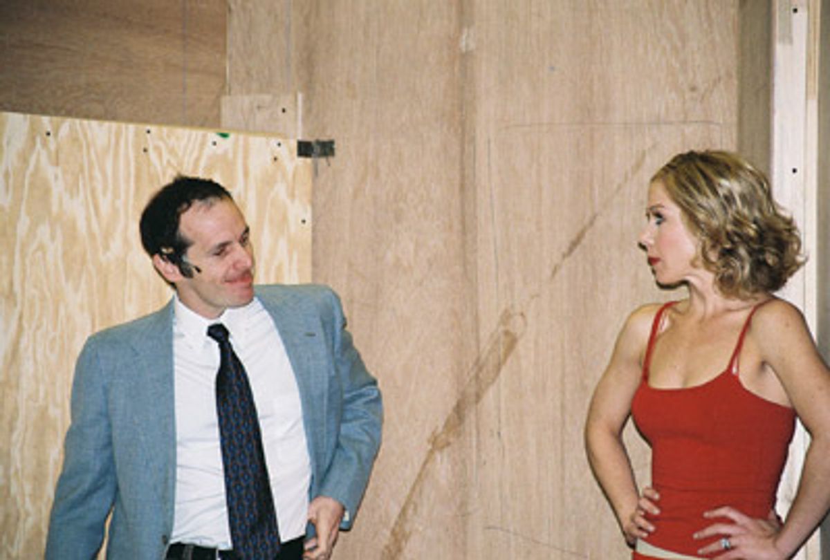 Members of the press were treated on Wednesday to a glimpse at the upcoming Sweet Charity revival starring Christina Applegate as Charity, and Tony-winner Denis O'Hare as Oscar.  at 