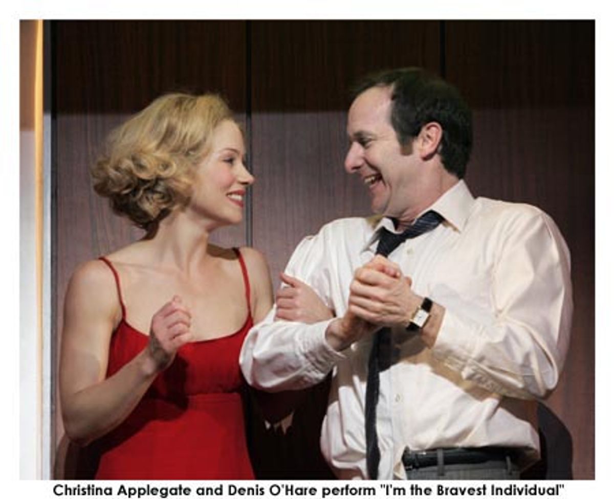 Christina Applegate and Denis O'Hare perform 'I'm the Bravest Individual' at 