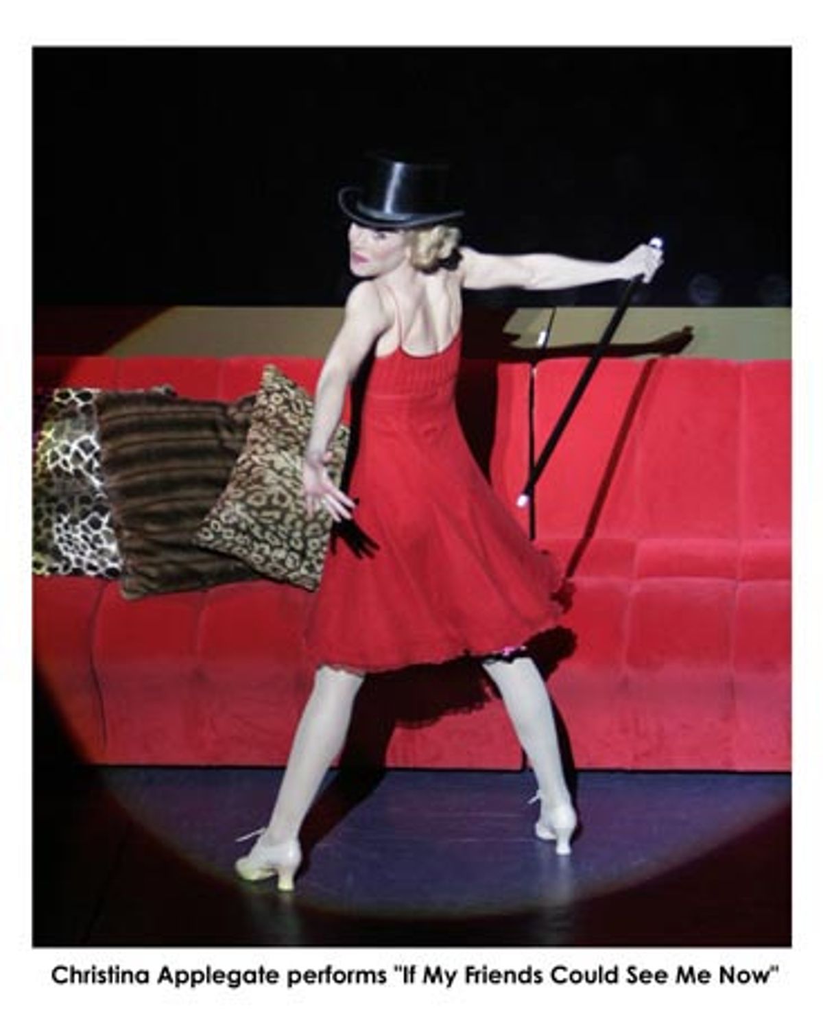 Christina Applegate performs 'If My Friends Could See Me Now' at 