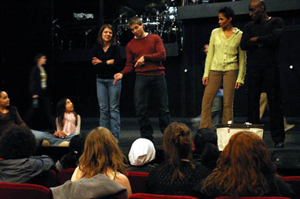 Madeleine Kelly (Dance Captain), Alex Sanchez, Allyson Tucker, and Lloyd Culbreath at 