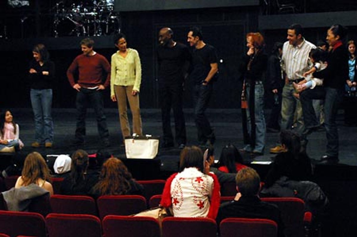 Madeleine Kelly (Dance Captain), Alex Sanchez, Allyson Tucker, and Lloyd Culbreath at 