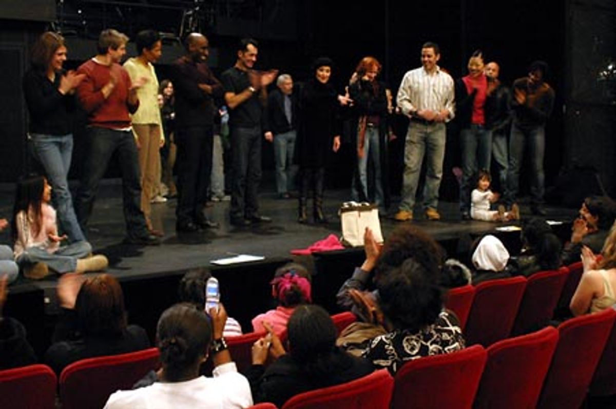 Madeleine Kelly (Dance Captain), Alex Sanchez, Allyson Tucker, and Lloyd Culbreath at 