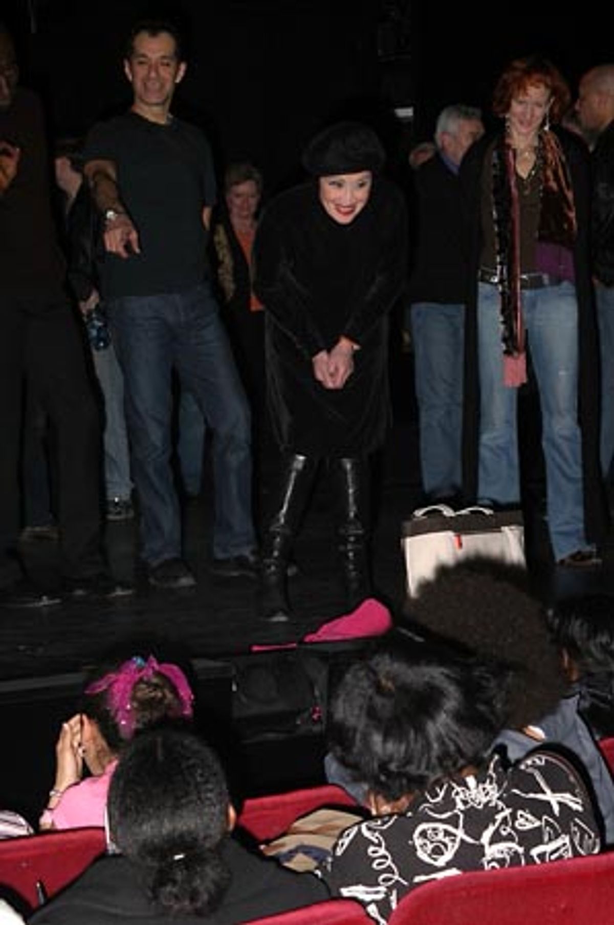 Chita told the dancers that one day SHE will get to see THEM on stage! at 