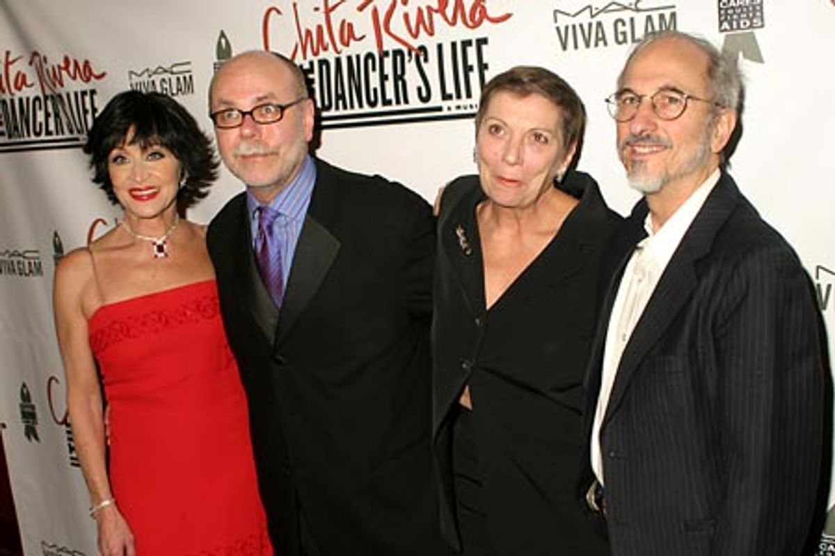 Chita Rivera, Mark Hummel, Graciella Danielle, and Jules Fisher at 