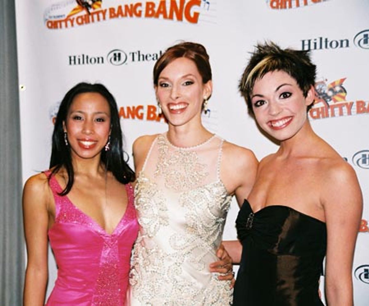 Mayumi Miguel (Ensemble), Emily Fletcher (Ensemble), and Merritt Tyler Hawkins (Ensemble)

 at 