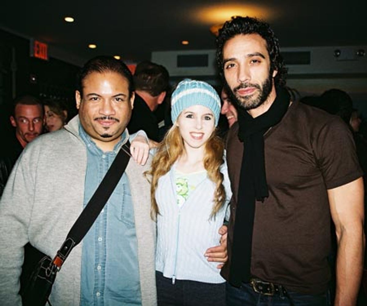 'The Threepenny Opera' cast members - Adam Alexi-Malle, Brooke Sunny Moriber and Carlos Leon at 