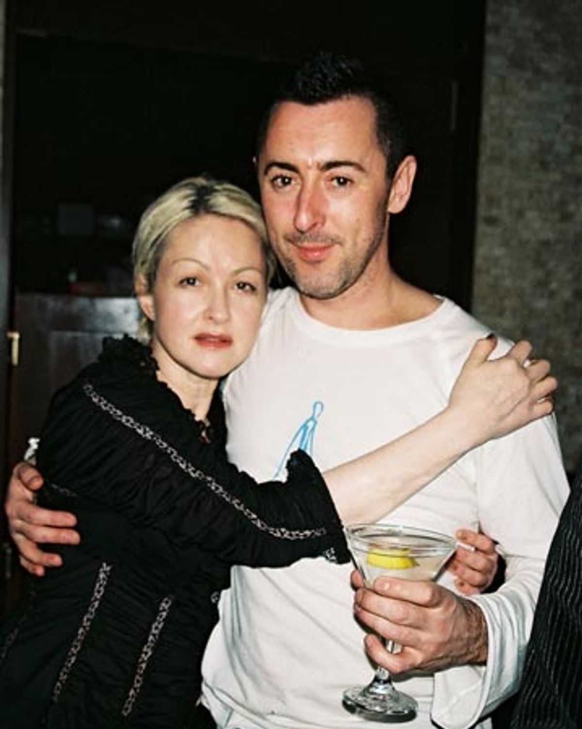 Cyndi Lauper and Alan Cumming at 