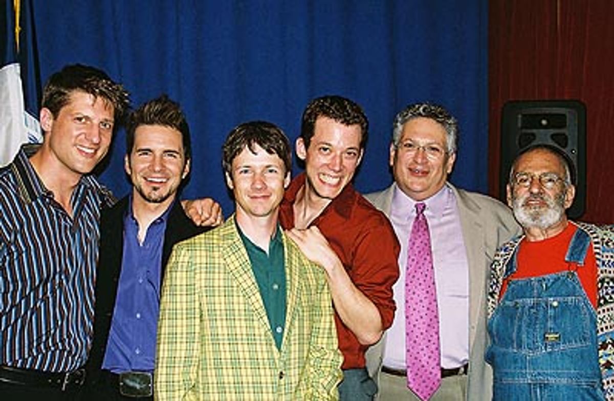 Christopher, Hal, John C.M., John T., Harvey and Larry at 