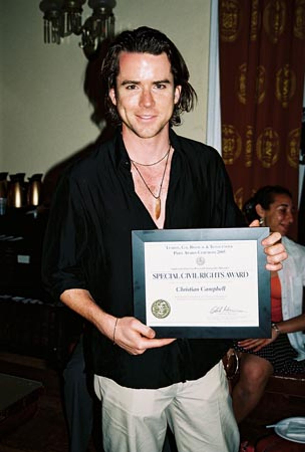 Christian Campbell at 