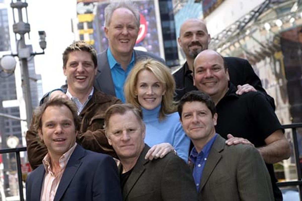 Just for fun, all the Tony nominated actors from New Jersey posed as well  at 