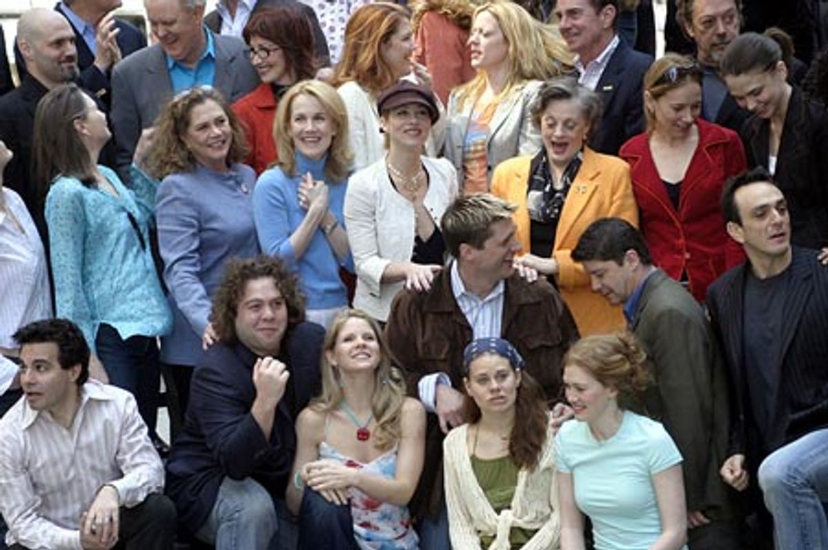 This year's nominees get into position... at 