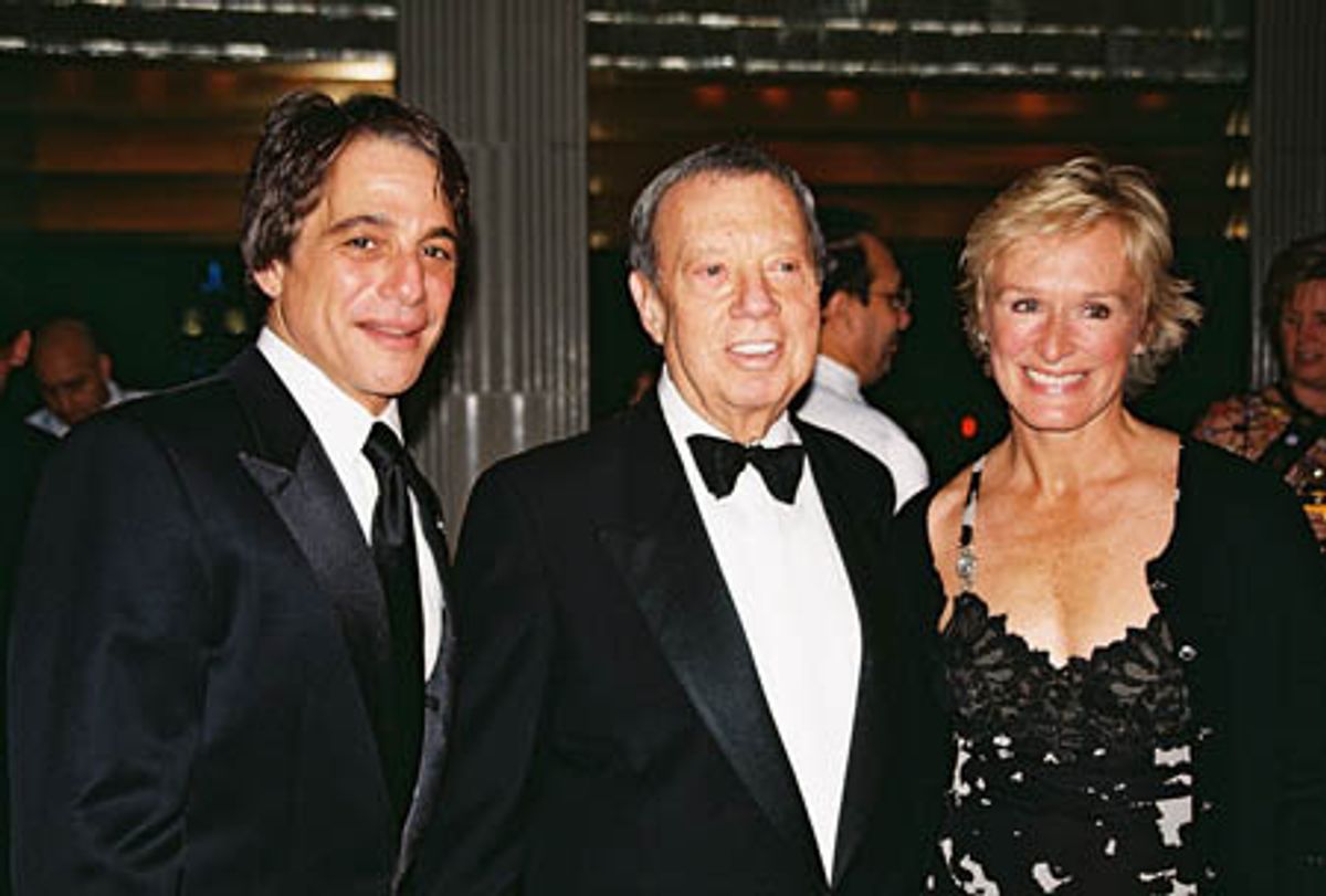 Tony Danza, Cy Coleman and Glenn Close at 