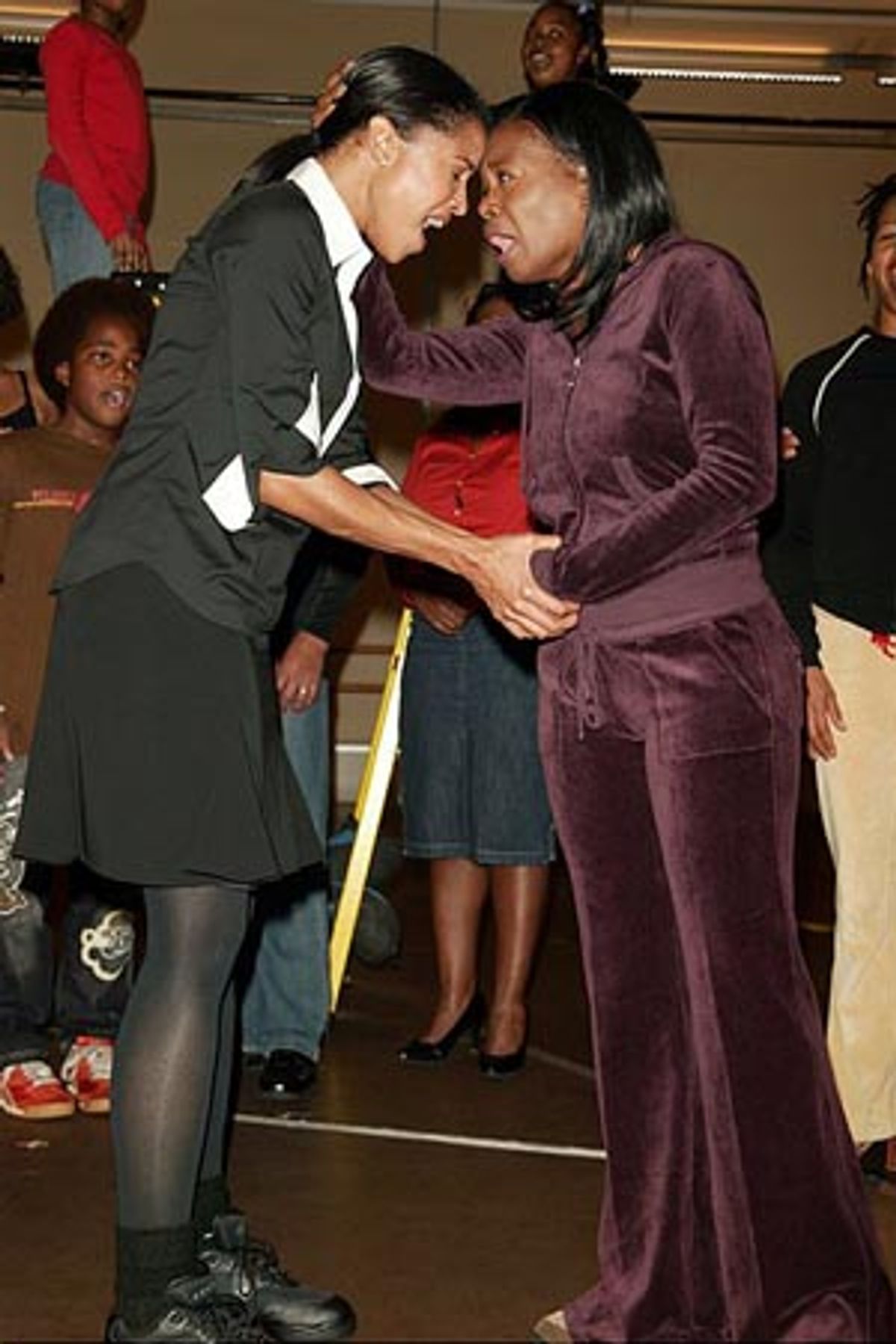 LaChanze & Renee Elise Goldsberry  at 