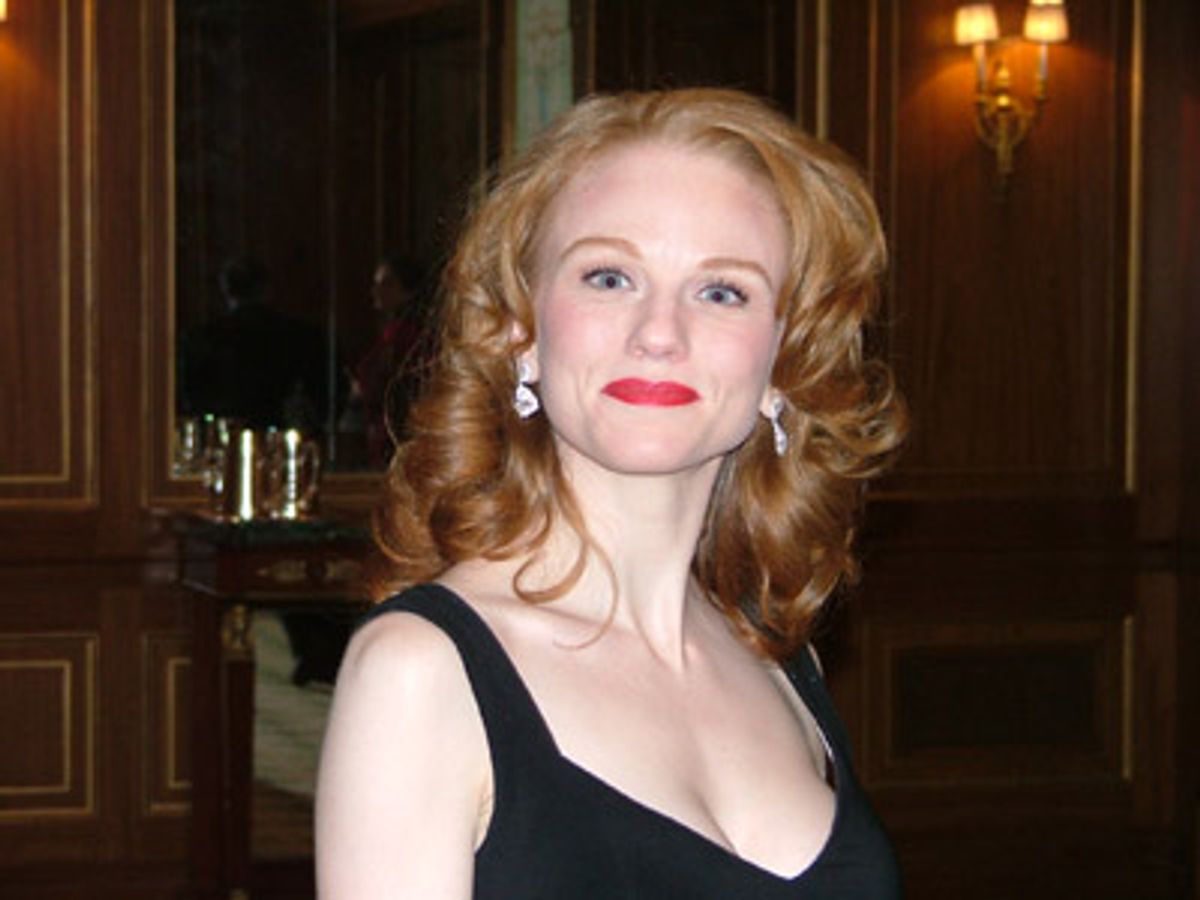 Jennifer Hope Wills who just finished her run in Wonderful Town at 