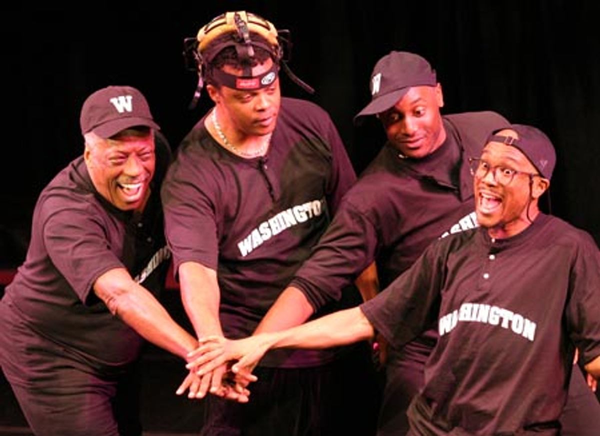Ira Hawkins (as Coach Van Buren) and his players have 'Heart' at Damn Yankees All Star Concert