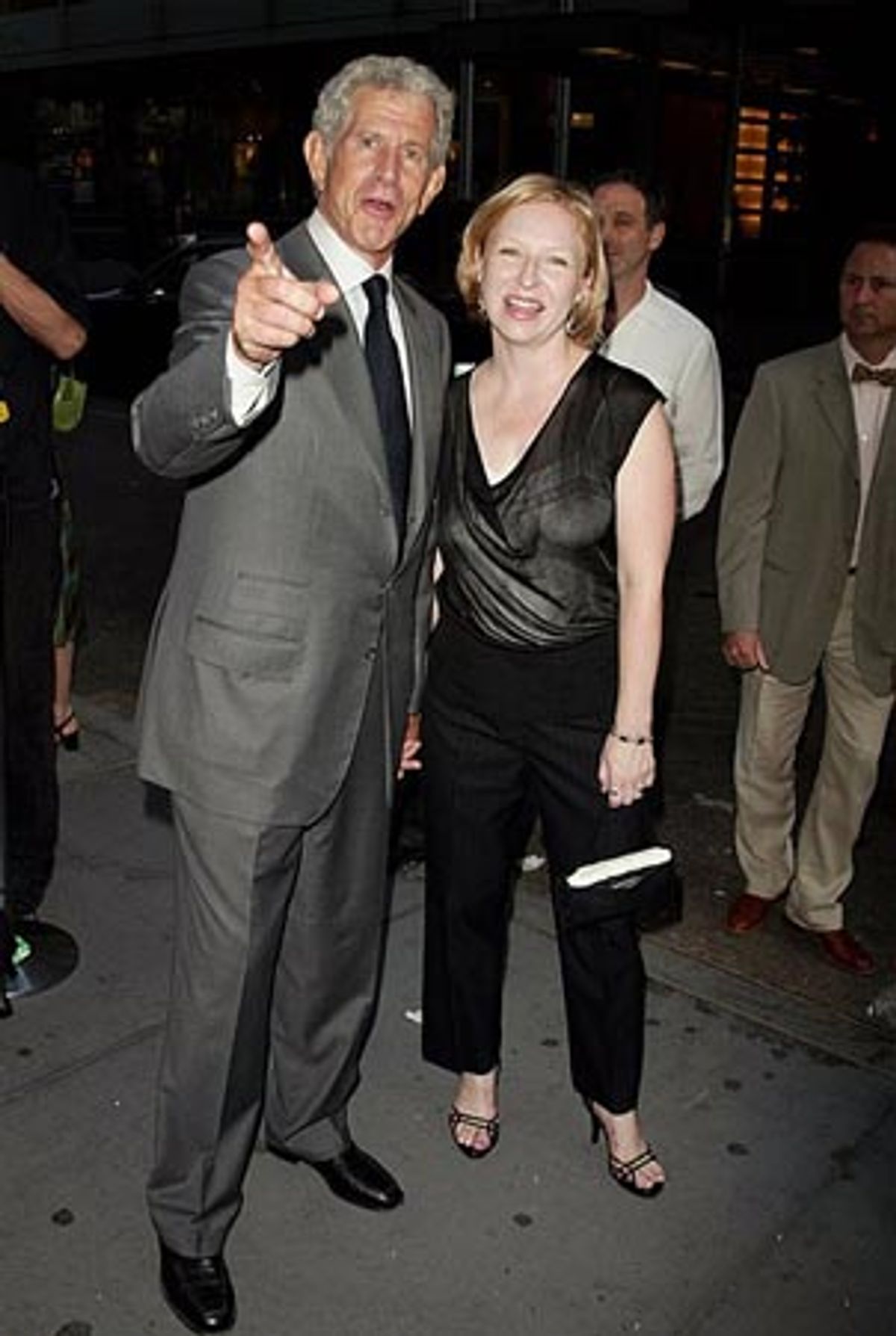 Tony Roberts and his wife at 