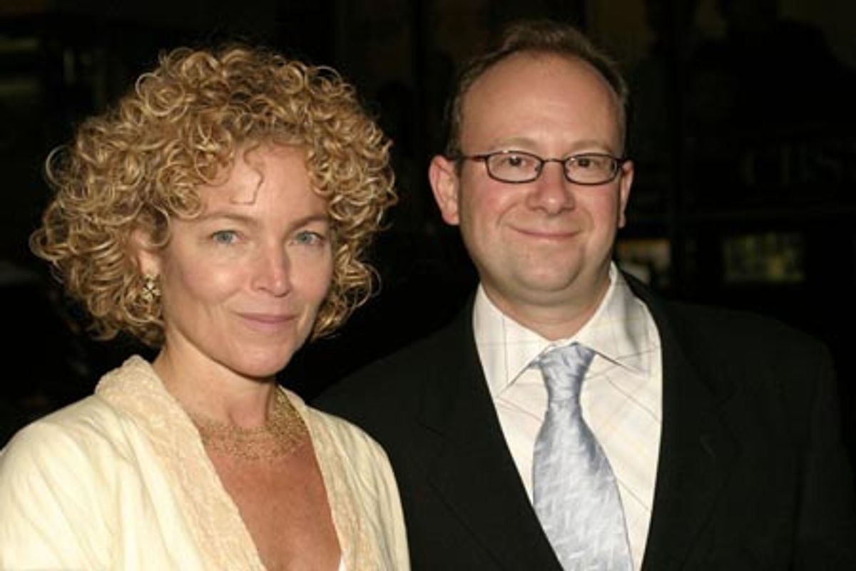 Amy Irving and Andrew Leynse (Artistic Director, Primary Stages) at 