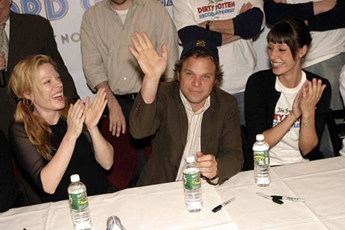 Sherie Rene Scott, Norbert Leo Butz, and Sarah Gettelfinger at 