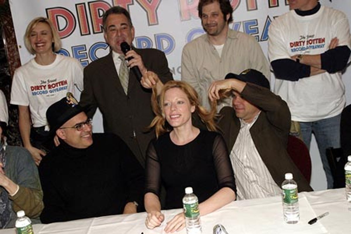 David Yazbek, Sherie Rene Scott, and Norbert Leo Butz at 