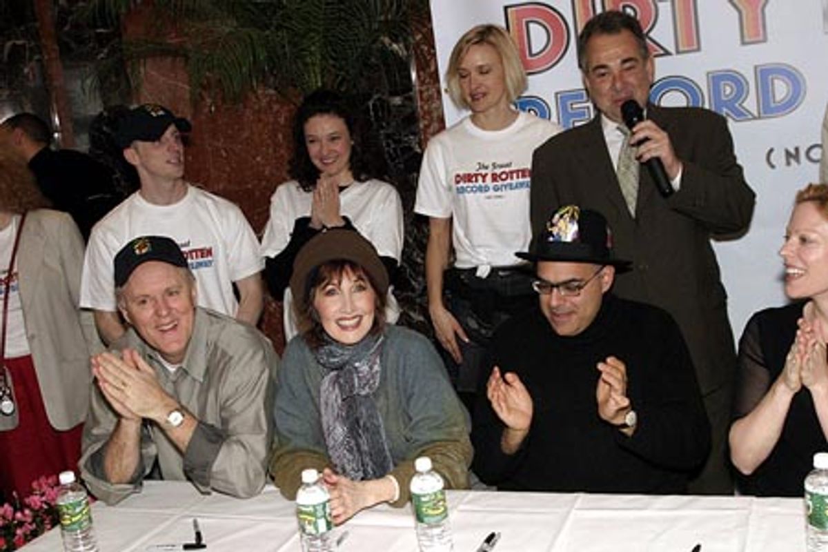 John Lithgow, Joanna Gleason, and David Yazbek at 