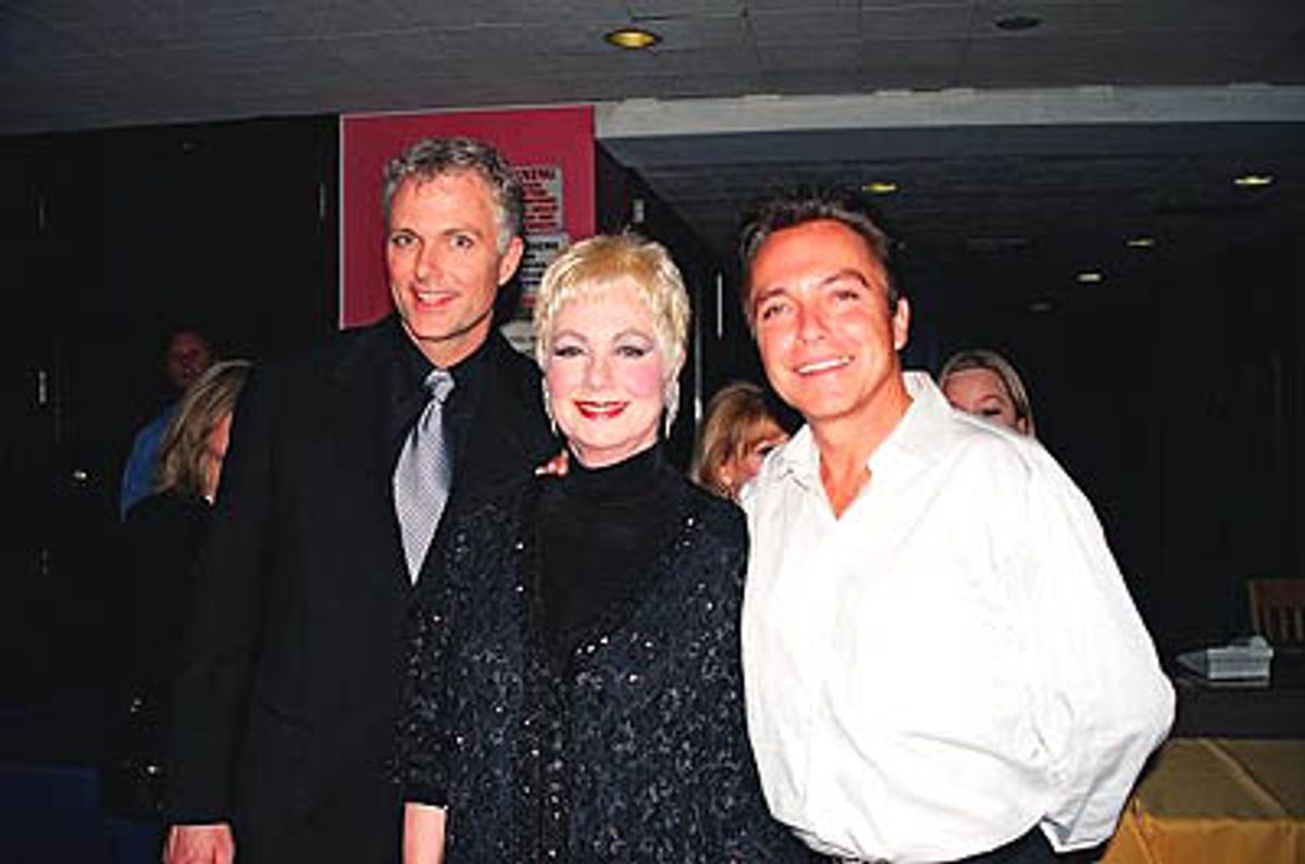 Patrick Cassidy (42nd St.), Shirley Jones (42nd St.) and David Cassidy  at 