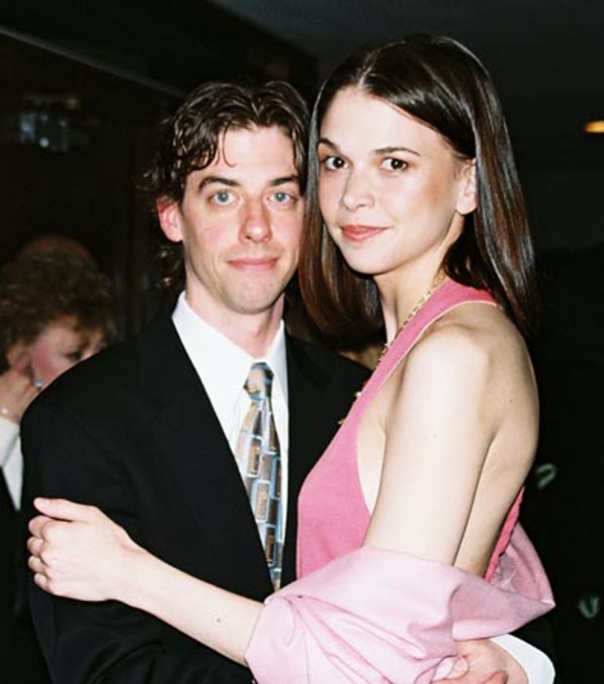 Christian Borle (nominee 'Spamalot') and Sutton Foster (nominee 'Little Women')  at 