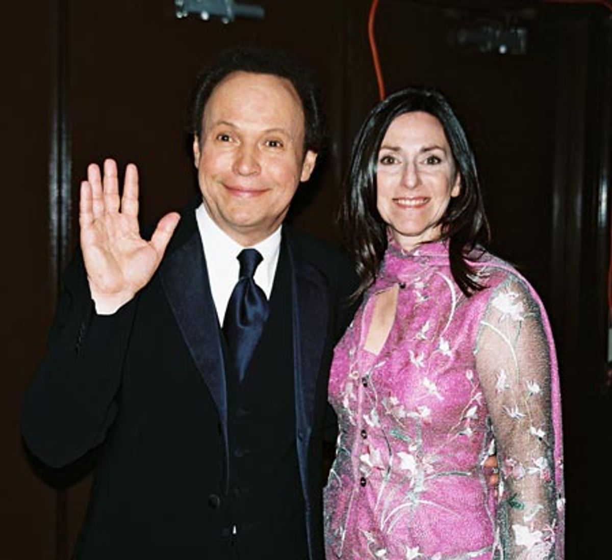 Billy Crystal (nominee '700 Sunday's') and wife Janyce  at 