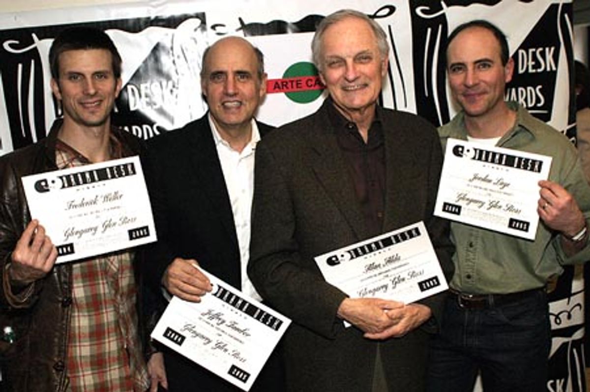 Frederick Weller, Jeffrey Tambor, Alan Alda and Jordan Lage  at 