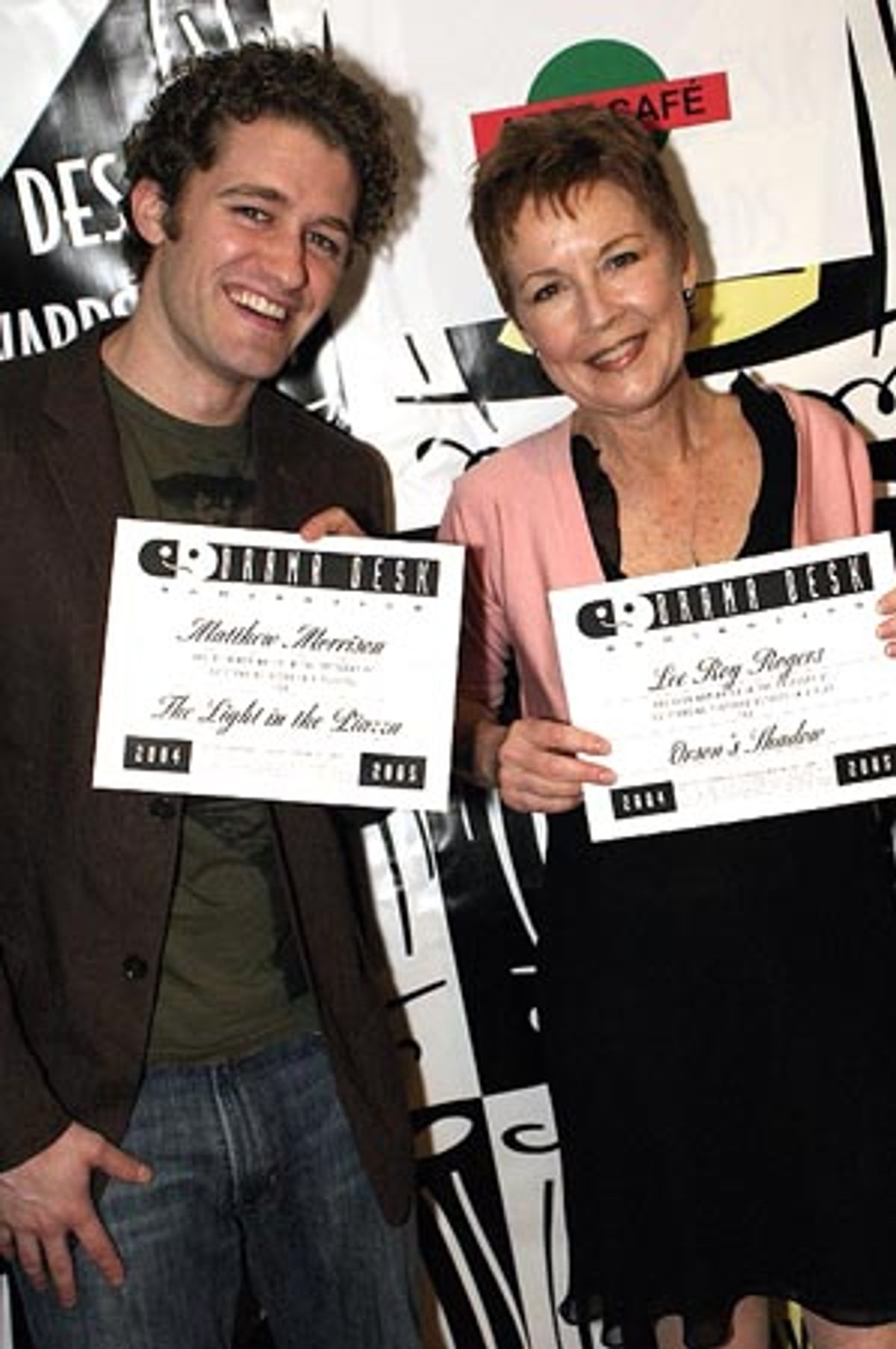 Matthew Morrison and Lee Roy Rogers at 