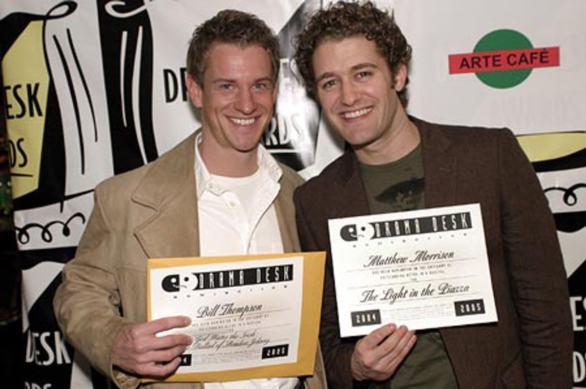 Bill Thompson and Matthew Morrison  at 