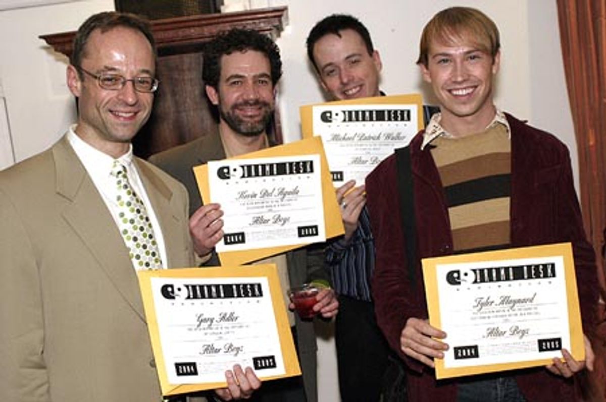 Gary Adler, Kevin Del Aguila, Michael Patrick Walker and Tyler Maynard at 