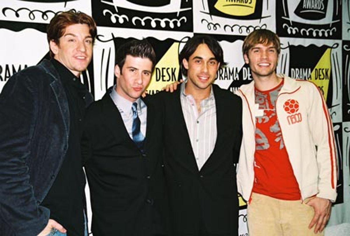 'Altar Boyz', Andy Karl, David Josefsberg, Ryan Duncan and Scott Porter  at 