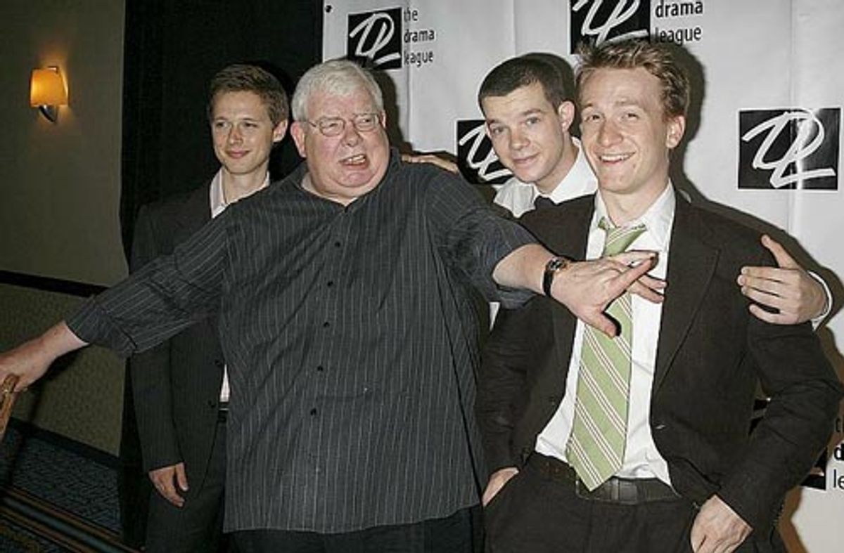 Samuel Barnett, Richard Griffiths, Russell Tovey and Jamie Parker at 