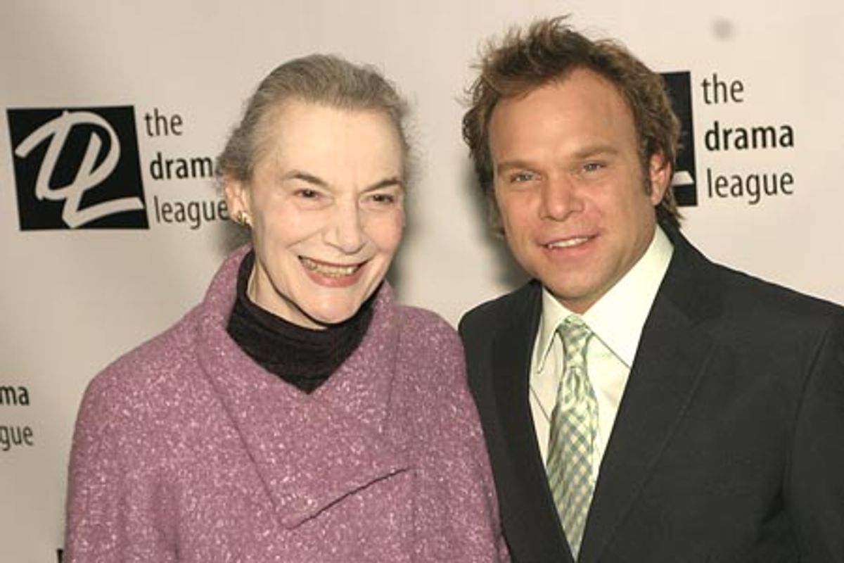 Marian Seldes and Norbert Leo Butz at 
