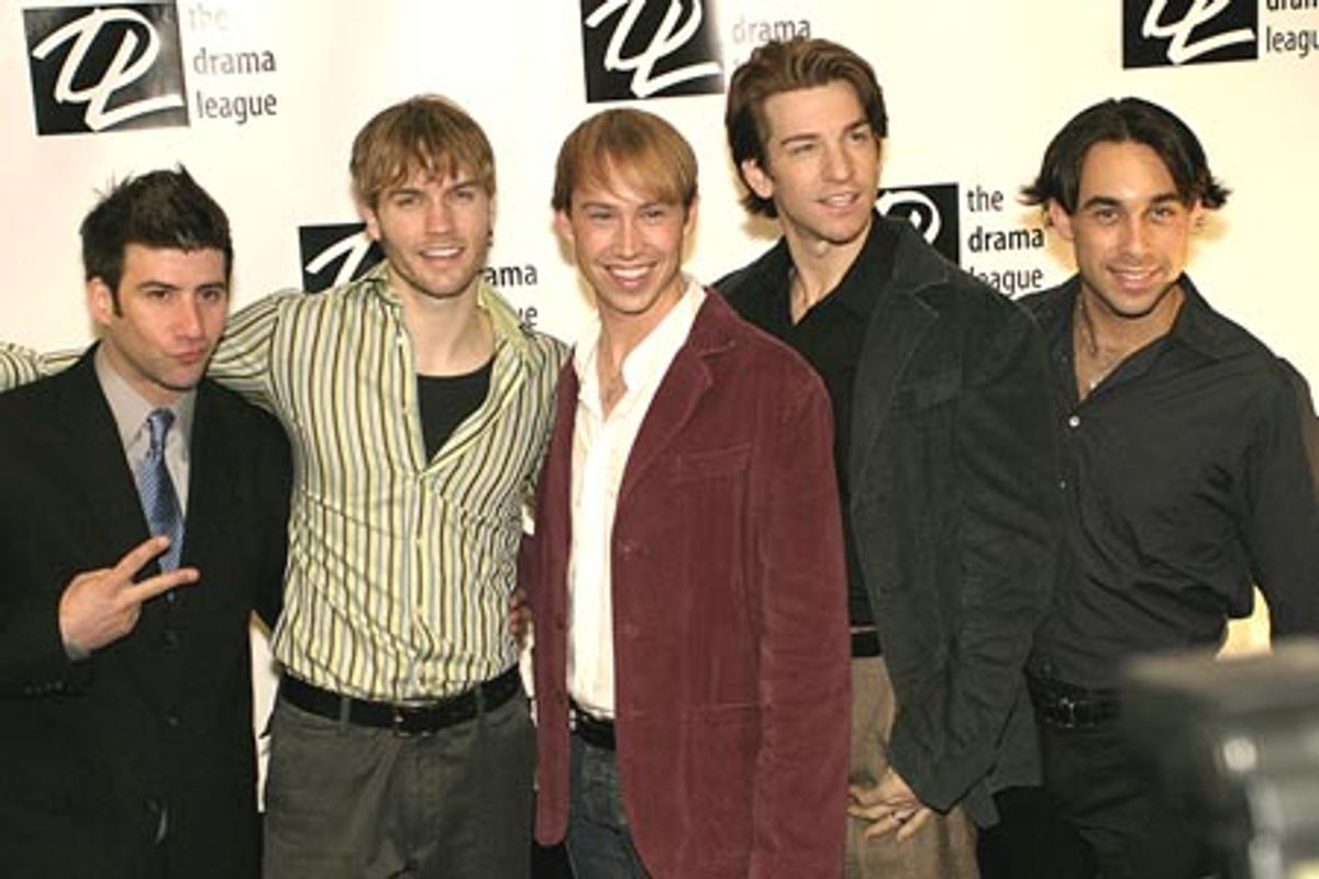 Altar Boyz: David Josefsberg, Scott Porter, Tyler Maynard, Andy Karl, and Ryan Duncan at 