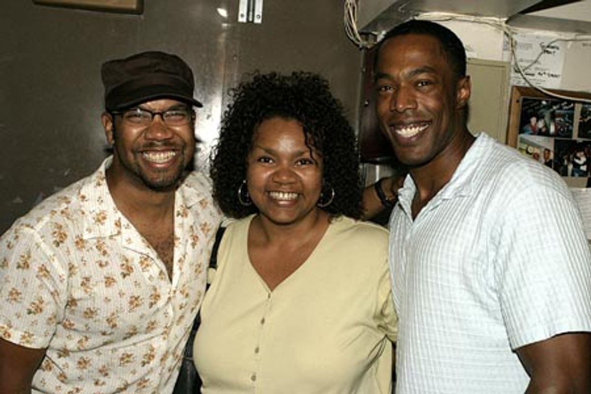 Darius de Haas, Aisha de Haas, and Michael McElroy at 