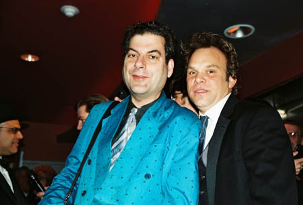 Michael Musto (Village Voice) and Norbert Leo Butz at 